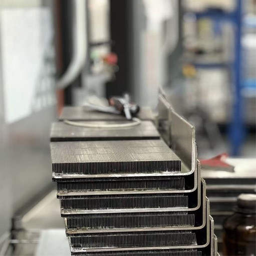 Liquid Cooling Folded Fin Heat Sink Liquid Cooling Folded Fin Heat Sink