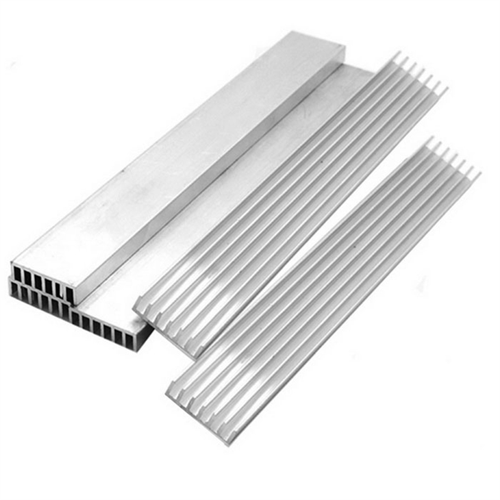 Aluminum Extruded Heatsink Heat Sink Bar Extrusion
